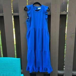 Universal Thread ruffled maxi dress size L